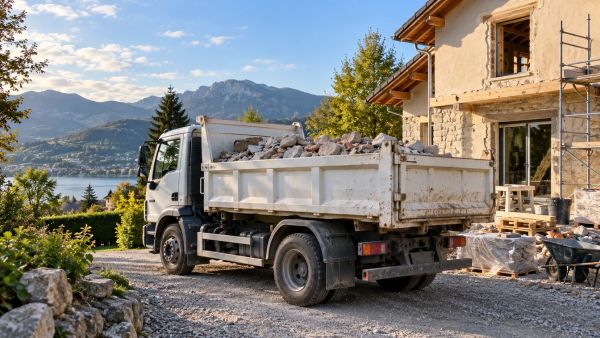 Pourquoi choisir un camion benne en location pour vos travaux